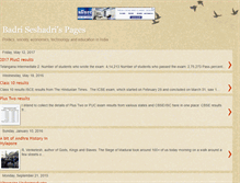 Tablet Screenshot of bseshadri.blogspot.com