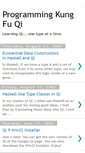 Mobile Screenshot of programmingkungfuqi.blogspot.com
