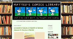 Desktop Screenshot of matteocomicslibrary.blogspot.com