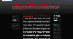Desktop Screenshot of espaciogeopoliticaynacion.blogspot.com