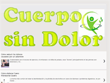 Tablet Screenshot of cuerposindolor.blogspot.com