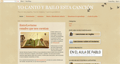 Desktop Screenshot of cancionesparalainfancia.blogspot.com