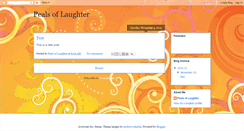 Desktop Screenshot of pealsoflaughter.blogspot.com