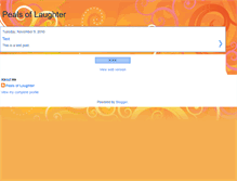 Tablet Screenshot of pealsoflaughter.blogspot.com