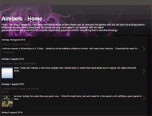Tablet Screenshot of aiimbots.blogspot.com