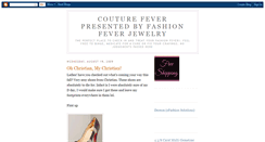Desktop Screenshot of couturefever.blogspot.com