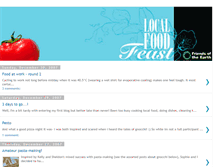Tablet Screenshot of localfoodfeast.blogspot.com