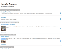 Tablet Screenshot of happilyaverage.blogspot.com