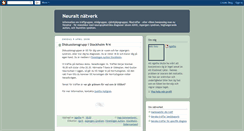 Desktop Screenshot of neuralt-natverk.blogspot.com