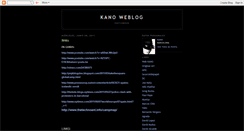 Desktop Screenshot of kanoweblog.blogspot.com