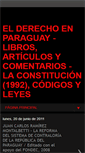 Mobile Screenshot of librosdederechoparaguay.blogspot.com