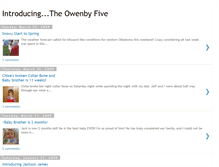 Tablet Screenshot of owenbyfive.blogspot.com