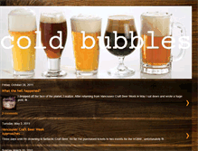 Tablet Screenshot of coldbubbles.blogspot.com
