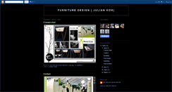 Desktop Screenshot of juliankohfurnituredesign.blogspot.com