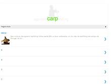 Tablet Screenshot of aguieiracarpfishing.blogspot.com
