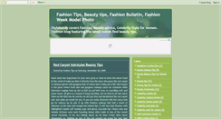 Desktop Screenshot of indianfashionweek.blogspot.com
