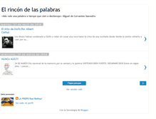 Tablet Screenshot of elrincondlaspalabras.blogspot.com