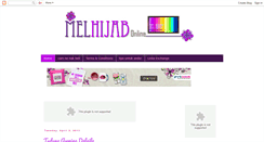 Desktop Screenshot of melhijab.blogspot.com