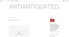 Desktop Screenshot of antiantiquated.blogspot.com