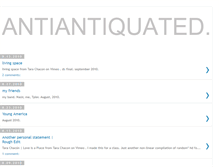Tablet Screenshot of antiantiquated.blogspot.com