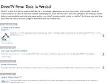 Tablet Screenshot of directvperu.blogspot.com