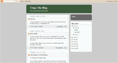 Desktop Screenshot of craptheblog.blogspot.com