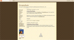 Desktop Screenshot of overgrad.blogspot.com