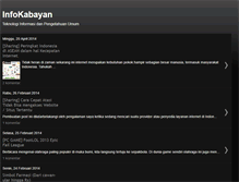 Tablet Screenshot of infokabayan.blogspot.com