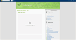 Desktop Screenshot of motionspoon.blogspot.com