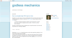 Desktop Screenshot of godlessmechanics.blogspot.com
