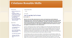 Desktop Screenshot of cristiano-ronaldo-skills.blogspot.com