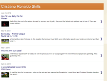 Tablet Screenshot of cristiano-ronaldo-skills.blogspot.com