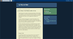 Desktop Screenshot of lavozenred.blogspot.com