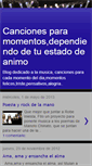 Mobile Screenshot of cancionesparamomentos.blogspot.com