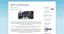 Desktop Screenshot of heybabyshop.blogspot.com