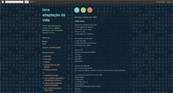 Desktop Screenshot of livreadaptacaodavida.blogspot.com