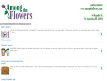 Tablet Screenshot of amongtheflowers.blogspot.com