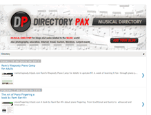 Tablet Screenshot of directorypax.blogspot.com