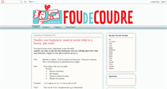 Desktop Screenshot of foudecoudre.blogspot.com