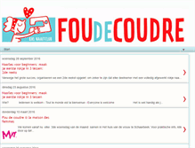 Tablet Screenshot of foudecoudre.blogspot.com