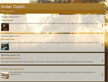 Tablet Screenshot of amber-dayton.blogspot.com