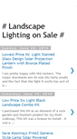 Mobile Screenshot of landscape-lighting--on-sale.blogspot.com