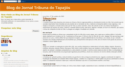 Desktop Screenshot of jornaltribunadotapajos.blogspot.com