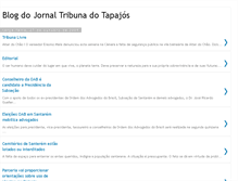 Tablet Screenshot of jornaltribunadotapajos.blogspot.com