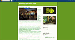 Desktop Screenshot of bonobobarlovefood.blogspot.com