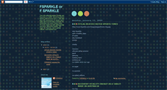 Desktop Screenshot of fsparkle.blogspot.com