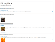 Tablet Screenshot of klicketyklack.blogspot.com