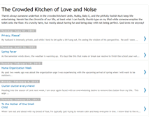 Tablet Screenshot of lovemycrowdedkitchen.blogspot.com