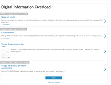 Tablet Screenshot of digital-information-overload.blogspot.com