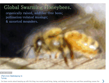 Tablet Screenshot of globalswarminghoneybees.blogspot.com